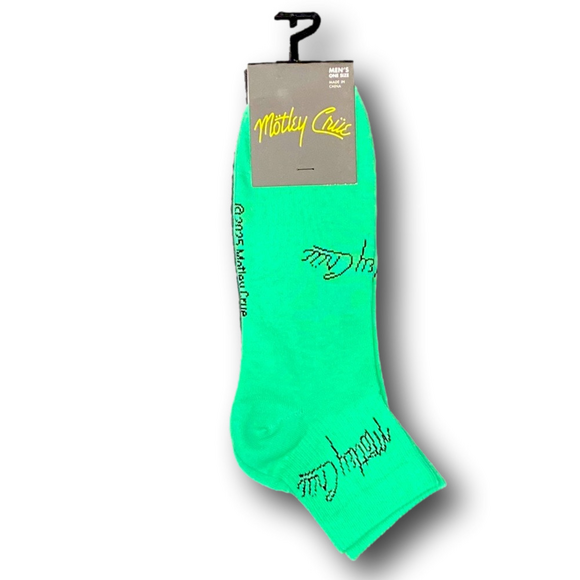 Motley Crue Other - 3/$20 Motley Crue Funny Novelty Ankle Socks - NWT